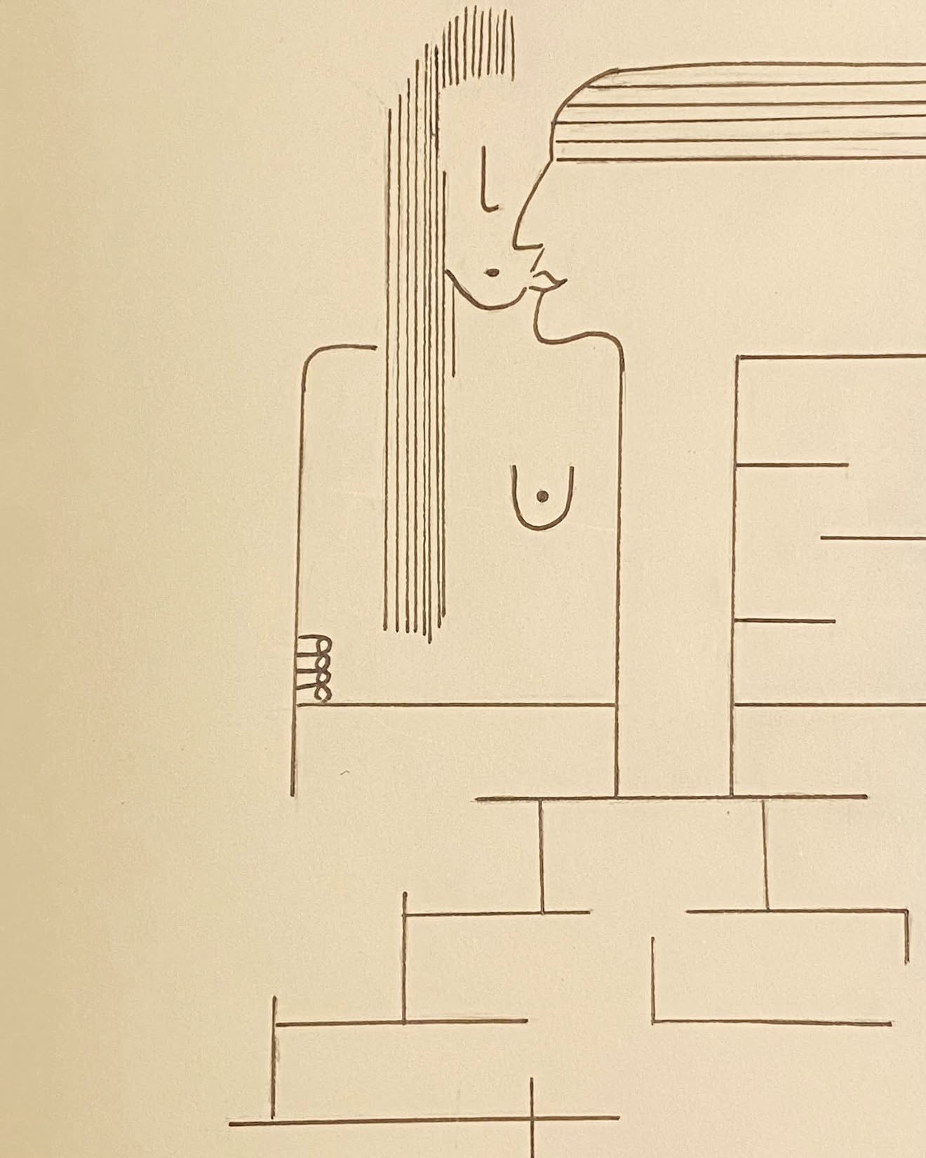 Behind the wall